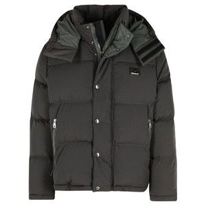 Dolce & Gabbana Grey Polyamide Down Jacket - NWT
